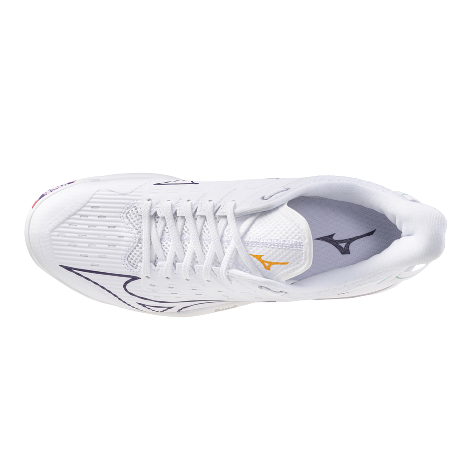 Mizuno WAVE LEOPARDUS White/VioletIndigo/CamelliaRos